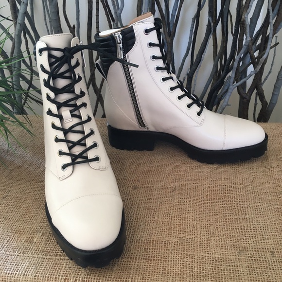 NWT Michael Kors Bastian Combat Boots - Picture 5 of 7